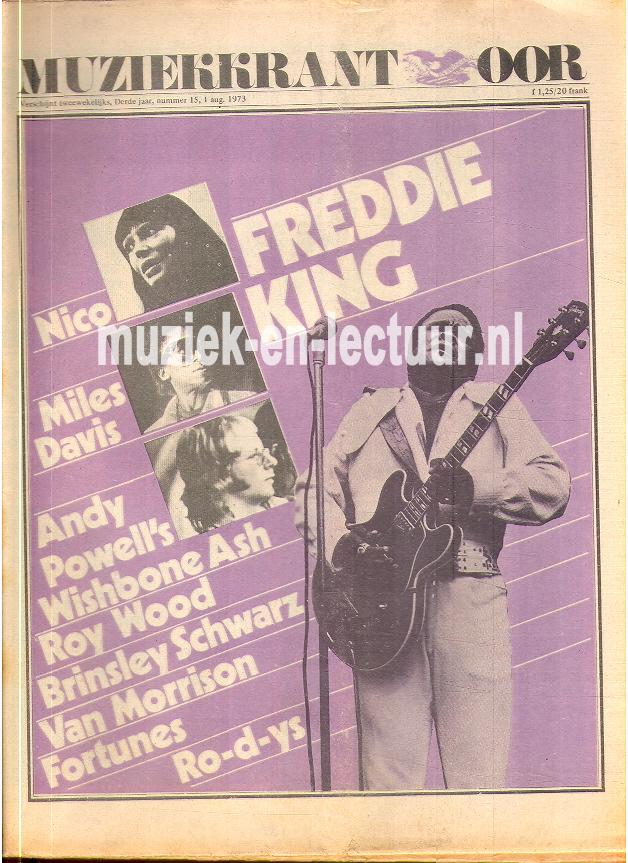 Muziekkrant Oor 1973 nr. 15